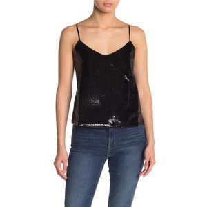 NEW Elan V Neck Sequin Camisole Tank Size Small